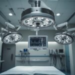 Modern OT Pendant in a sterile hospital operation theatre